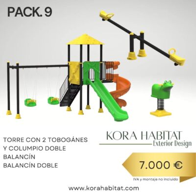 Pack parque infantil pvc