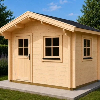 Caseta de madera Kora l 3,5x3,5m l 12,25m² l 30mm