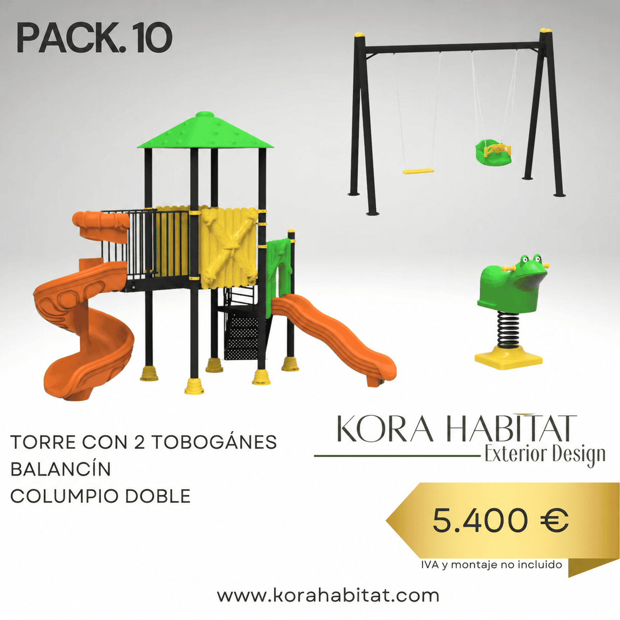 Parques infantiles parque infantil l pack 10