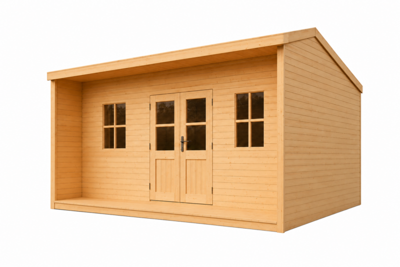 Casetas de madera caseta de madera exclusiva l 5x3m l 15m² l 30mm