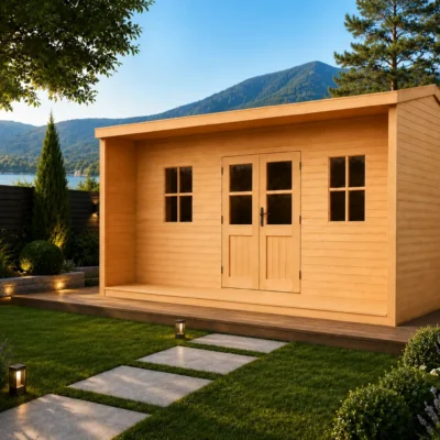 Caseta de Madera Exclusiva l 5x3m l 15m² l 30mm