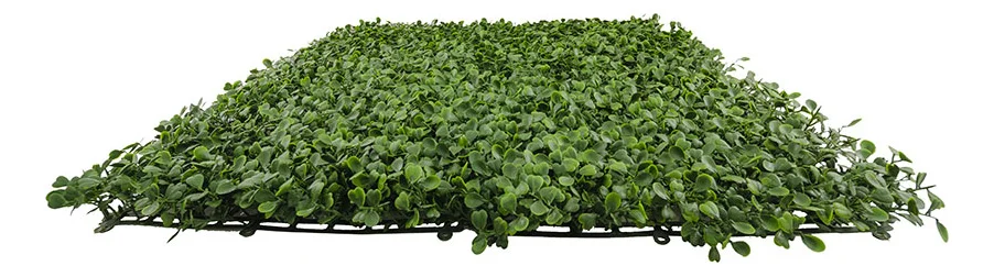 Jardín Vertical Artificial Ignífugo - Modelo Na188014An (Efecto Planta Del Té Certificado) - Kora Habitat Jardín vertical