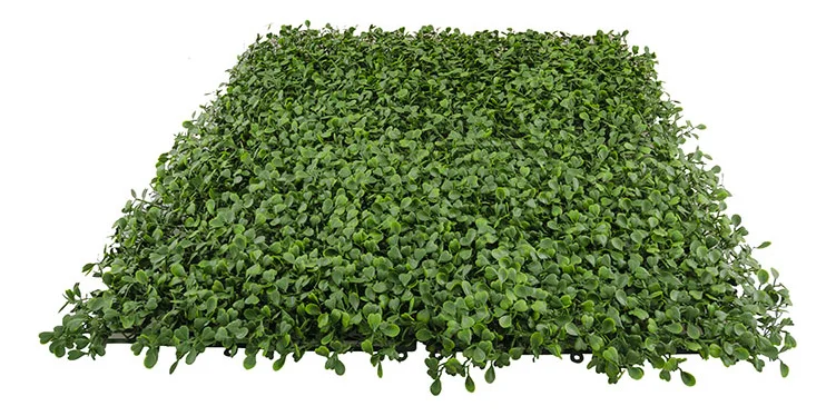 Jardín Vertical Artificial Ignífugo - Modelo Na188014An (Efecto Planta Del Té Certificado) - Kora Habitat Jardín vertical