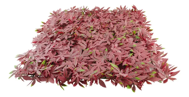 Jardín Vertical Artificial De Arce Rojo - Modelo Na188005A (Efecto Otoñal) - Kora Habitat Jardín vertical