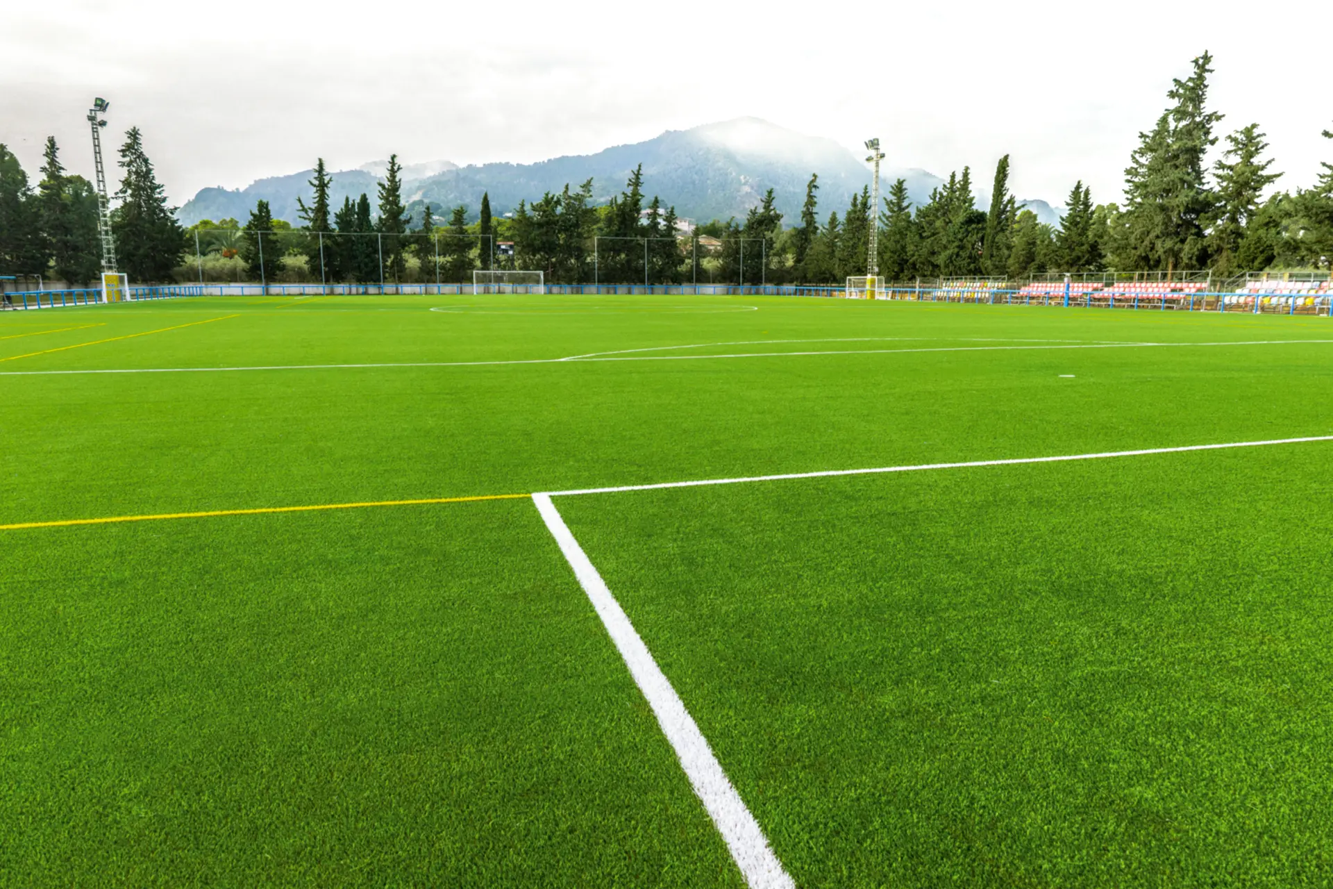 Césped artificial para campos de fútbol