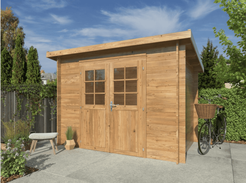 Caseta De Madera Alice L 2,76X1,8M L 4,7M² L 28Mm - Kora Habitat Caseta de madera