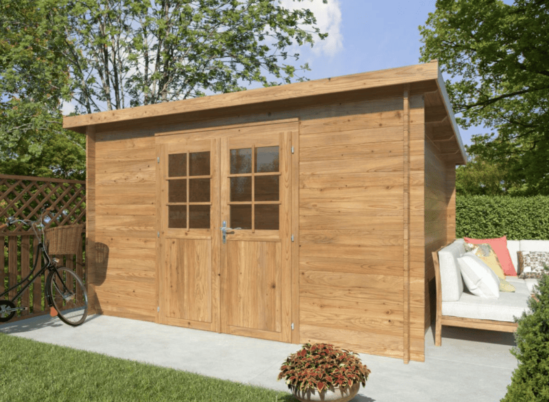 Caseta De Madera Alice L 3,38X2,76M L 9M² L 28Mm - Kora Habitat Caseta de madera