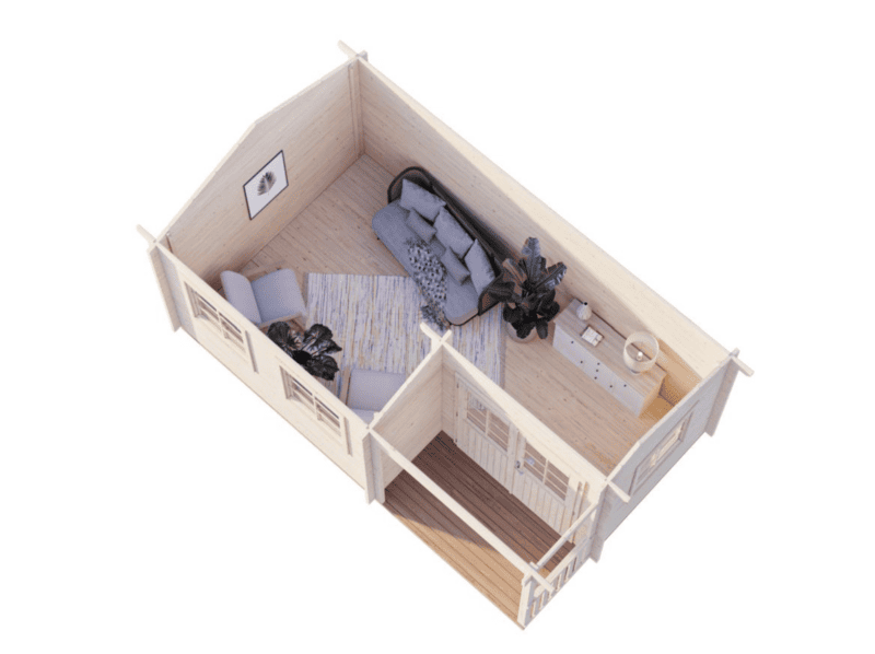 Cabaña de madera