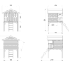 Casita de madera infantil