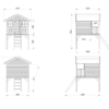 Casita de madera infantil