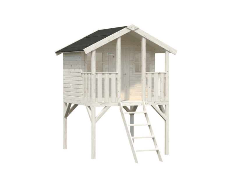 Casita De Madera Infantil Toby L 1,8X1,22M L 2M² L 16Mm - Kora Habitat Casita de madera infantil