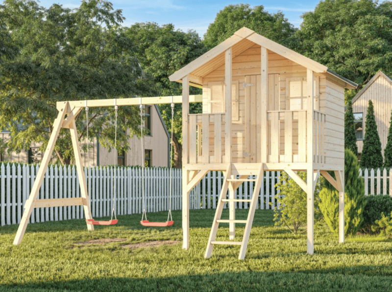 Parque Infantil Toby Set 4,22X2,78 L 2M² L 16Mm - Kora Habitat Parque infantil