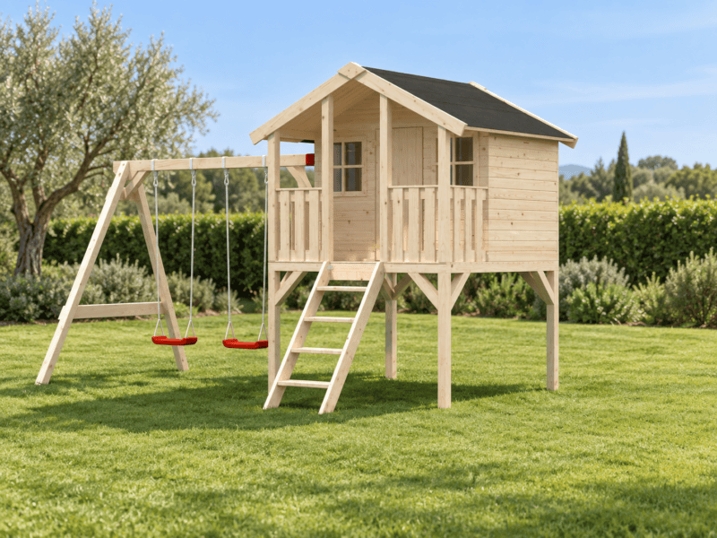 Parque Infantil Toby Set 4,22X2,78 L 2M² L 16Mm - Kora Habitat Parque infantil