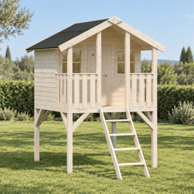 Casita de madera infantil
