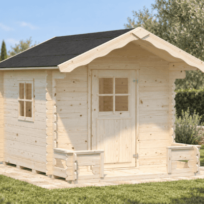 Casita de madera infantil