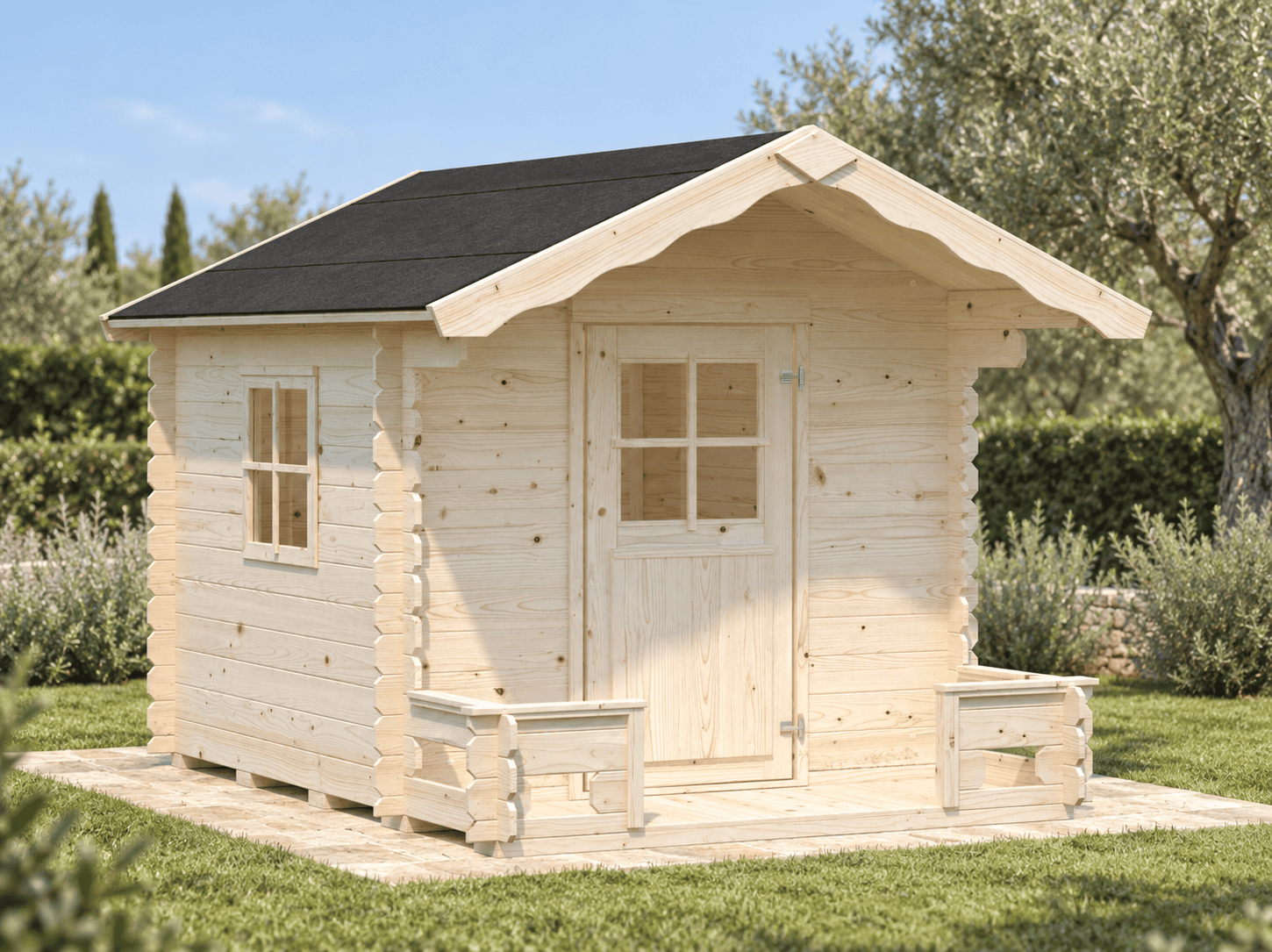 Casita de madera infantil