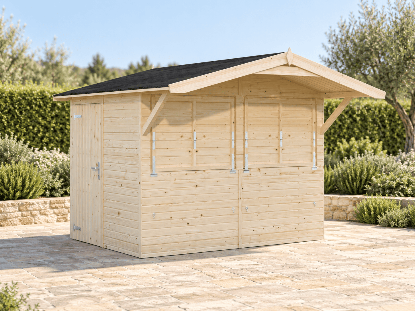 Quiosco de madera