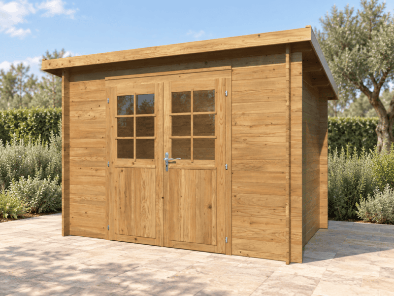 Caseta De Madera Alice L 2,76X1,8M L 4,7M² L 28Mm - Kora Habitat Caseta de madera