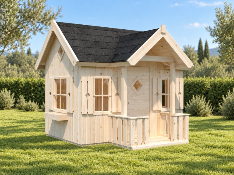 Casita infantil de madera casita infantil de madera jennie l 2,33x1,57m l 3,6m² l 16mm