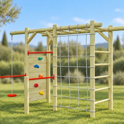 Parque infantil de madera Merit l 3,5x2m l 7,15m²