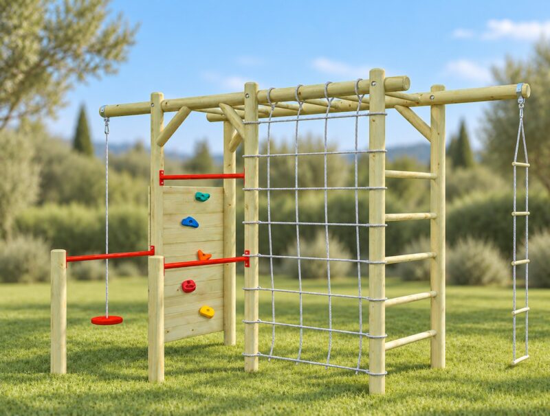 Parque infantil de madera parque infantil de madera merit l 3,5x2m l 7,15m²