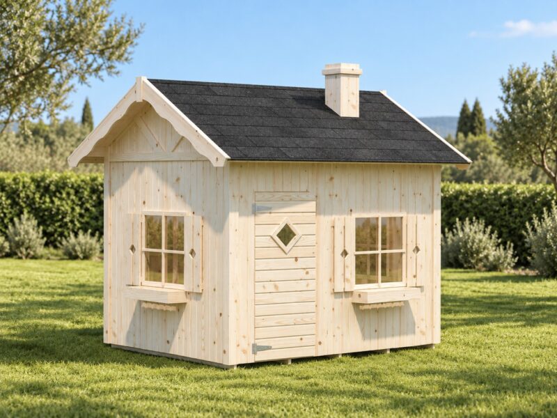 Casita de madera infantil casita de madera infantil grete l 2,33x1,75m l 3,7m² l 16mm