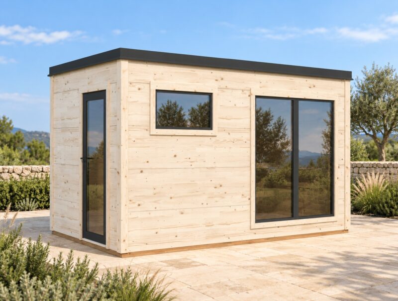 Sauna sauna grace l 3,9x2,3m l 8,2m² l 56mm