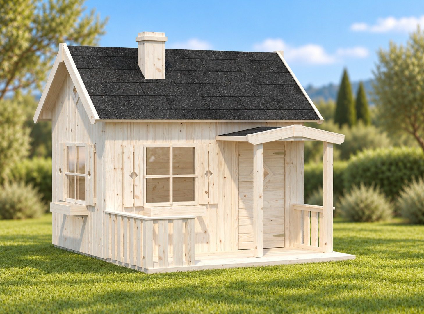 Casita infantil de madera casita infantil de madera otto l 2,33x1,57m l 3,6m² l 16mm