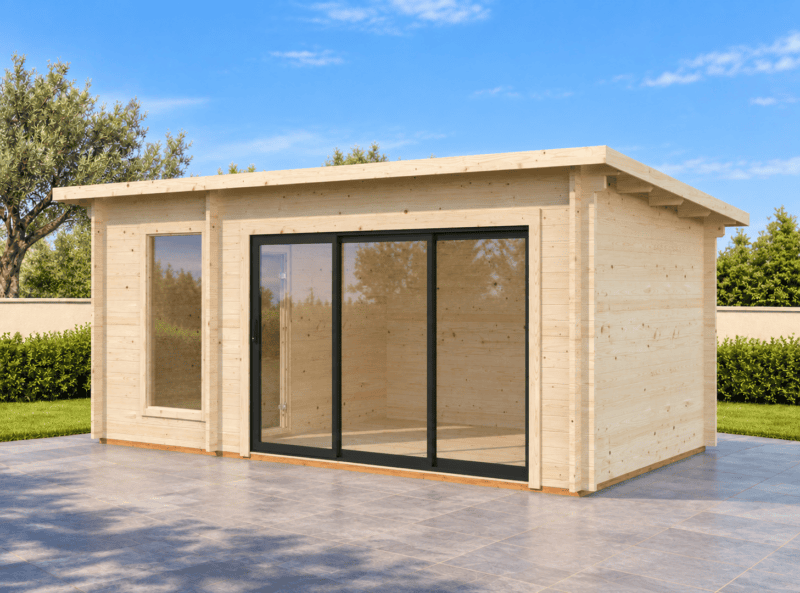 Sauna sanna slide de 12,8 m² para exterior