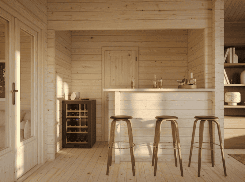 Cabaña de madera