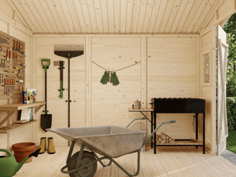 Cobertizo de madera