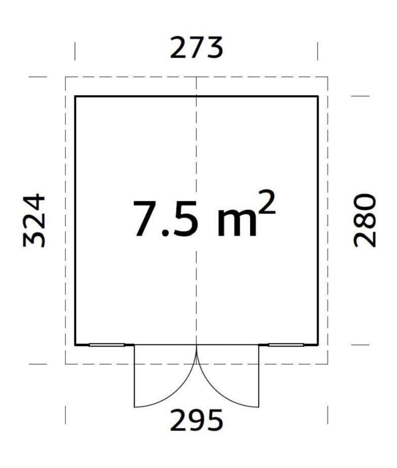 Cobertizo de madera