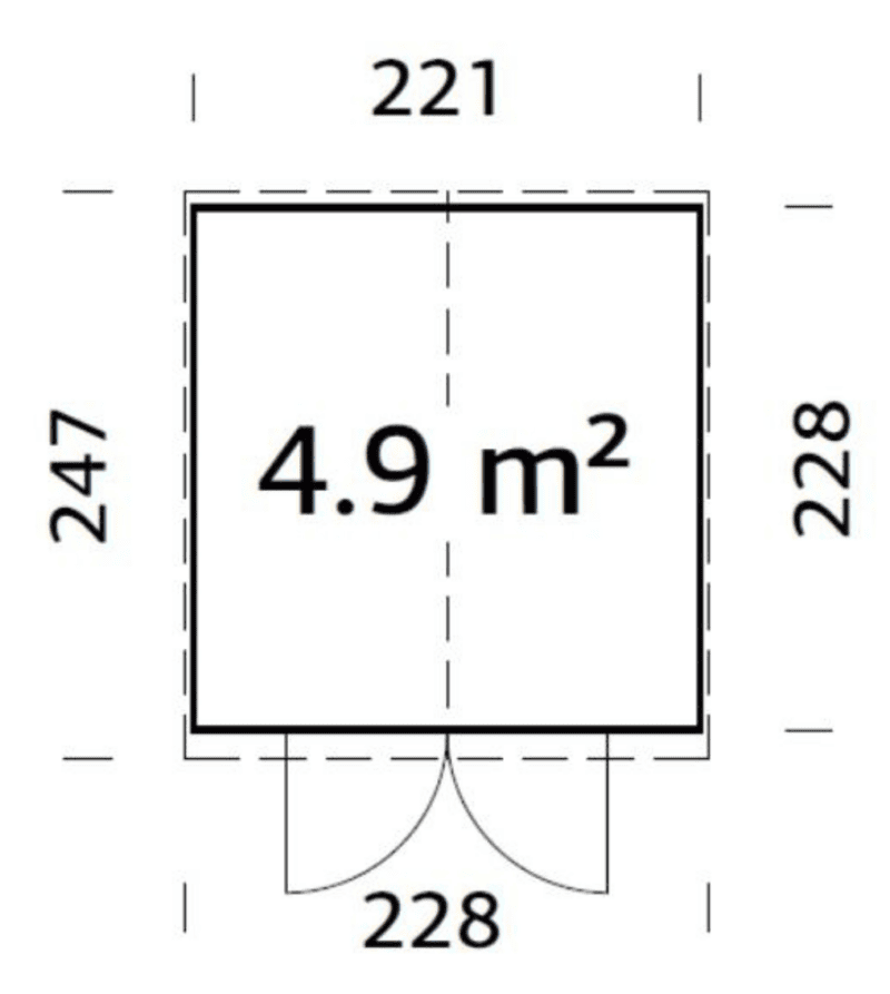 Cobertizo de madera