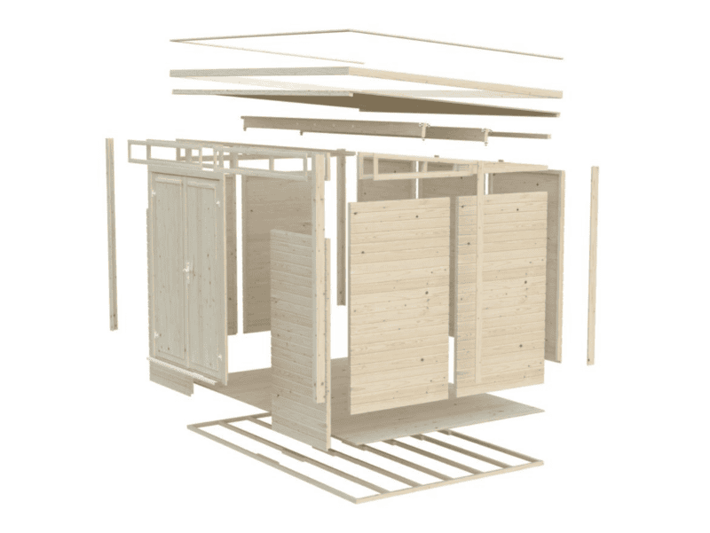 Cobertizo de madera