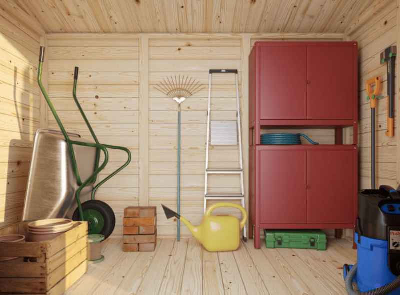 Cobertizo de madera