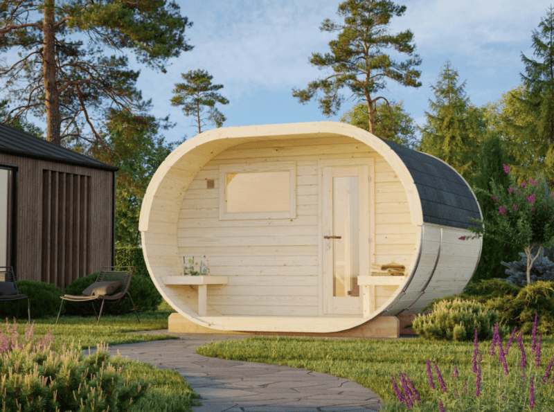 Sauna sauna anette l 3,28x2,7m l 3+1,5m² l 42mm