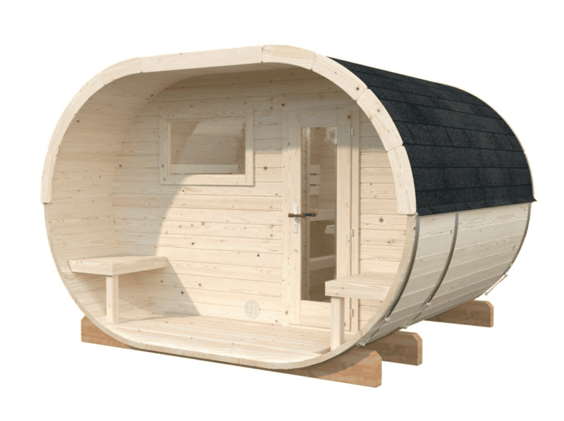 Sauna sauna anette l 3,28x2,7m l 3+1,5m² l 42mm