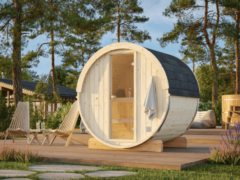 Sauna Anita L 2X1,6M L0,9M² L 42Mm - Kora Habitat Sauna sauna anita l 2x1,6m l0,9m² l 42mm