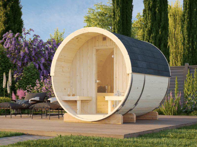 Sauna sauna anita l 2,2x2,5m l 1,3+0,7m² l 42mm