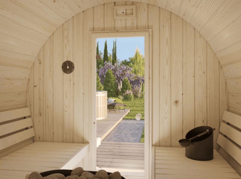 Sauna sauna anita l 2,2x2,5m l 1,3+0,7m² l 42mm