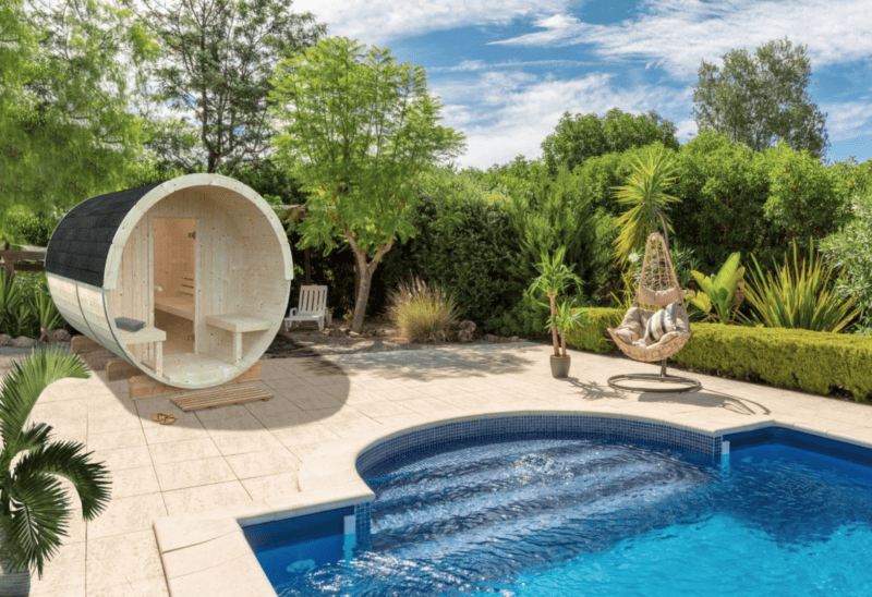 Sauna sauna anita l 2,2x2,5m l 1,3+0,7m² l 42mm