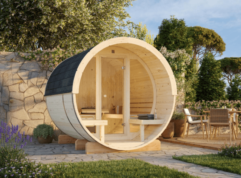 Sauna sauna anita l 2,2x2,5m l 1,3+0,7m² l 42mm