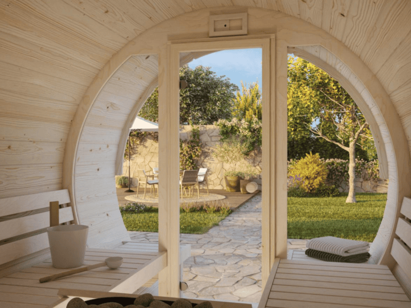 Sauna sauna anita l 2,2x2,5m l 1,3+0,7m² l 42mm