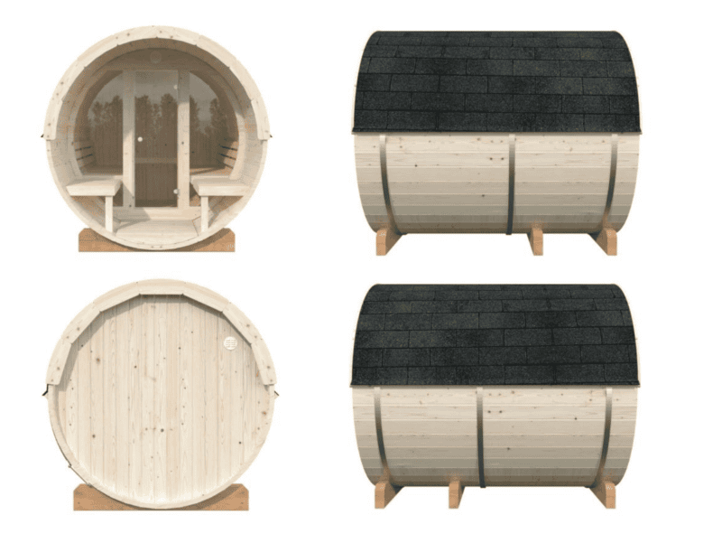 Sauna sauna anita l 2,2x2,5m l 1,3+0,7m² l 42mm