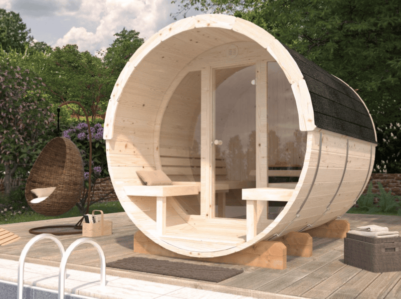 Sauna sauna anita l 2,2x2,5m l 1,3+0,7m² l 42mm