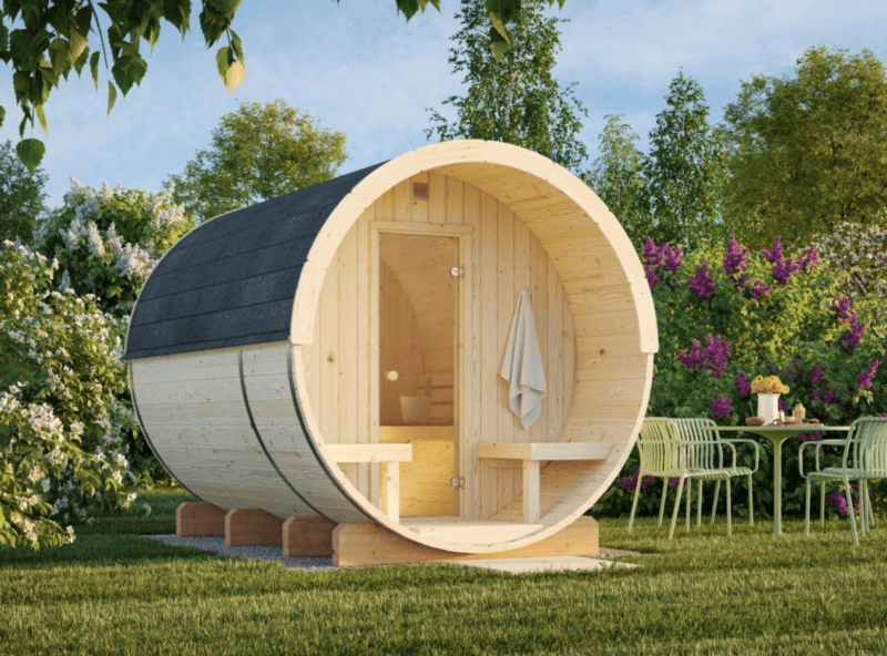 Sauna sauna anita l 2,2x2,9m l 1,6+0,7m² l 42mm
