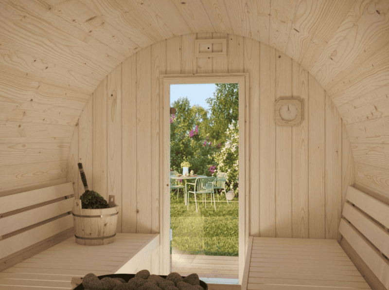 Sauna sauna anita l 2,2x2,9m l 1,6+0,7m² l 42mm