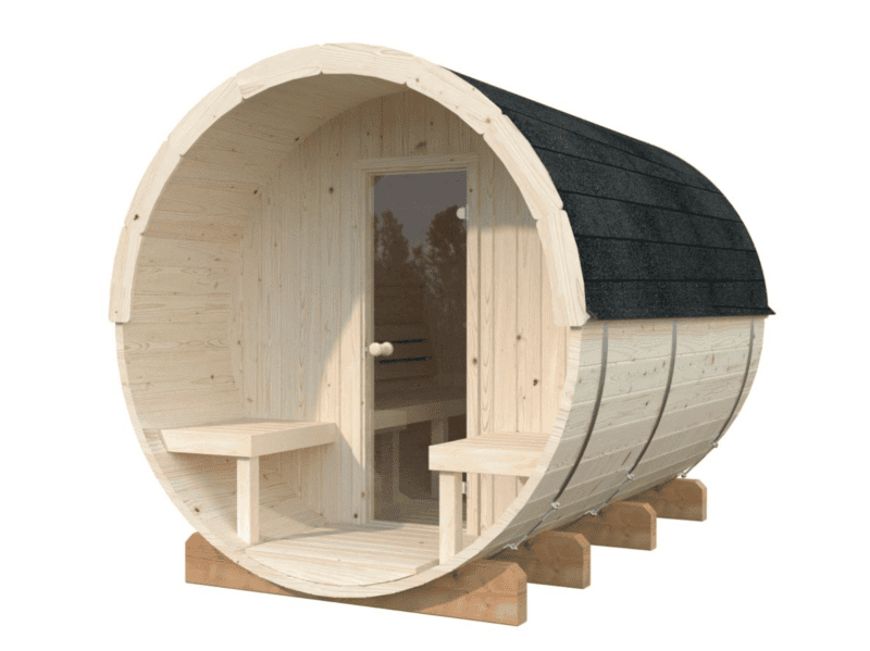 Sauna sauna anita l 2,2x2,9m l 1,6+0,7m² l 42mm