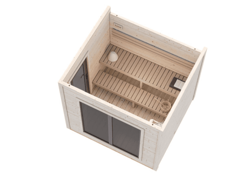 Sauna sauna grace l 2,5x2,3m l 5,3m² l 56mm