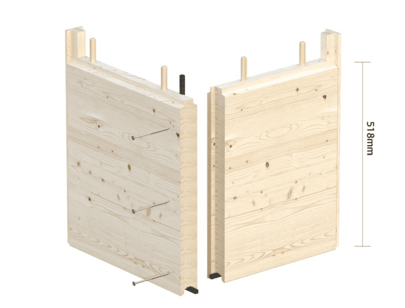 Sauna sauna grace l 2,5x2,3m l 5,3m² l 56mm